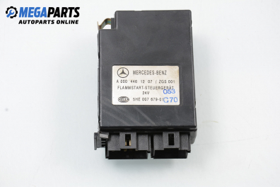 Glow plugs relay for Mercedes-Benz Axor 1843 LS, 428 hp, 2003 № А 000 446 12 07