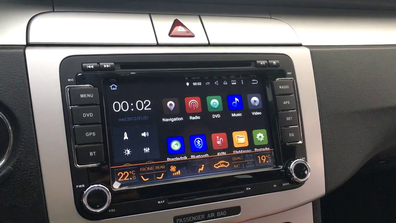 Car Multimedia Android for VW, Passat CC, Golf - YouTube