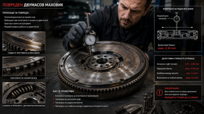 5 признака на повреден двумасов маховик (демферен маховик) – как да разберем, че е време за смяна