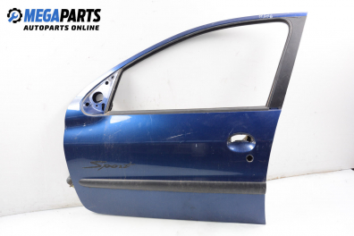 Врата за Peugeot 206 Hatchback (08.1998 - 12.2012), 4+1 вр., хечбек, позиция: предна, лява