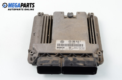 Компютър двигател за Volkswagen Touareg SUV (10.2002 - 01.2013) 2.5 R5 TDI, 174 к.с., № Bosch 0 281 011 258