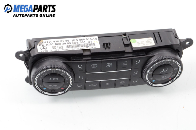 Панел климатроник за Mercedes-Benz M-Class SUV (W164) (07.2005 - 12.2012), № A251 820 81 89