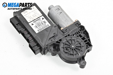 Електромотор за стъклоподемник за Audi A4 Avant B6 (04.2001 - 12.2004), 4+1 вр., комби, позиция: предна, лява, № 8E1 959 801 B