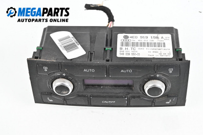 Панел климатроник за Audi A8 Sedan 4E (10.2002 - 07.2010), № 4Е0 919 158 А