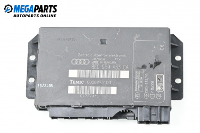 Comfort module for Audi A4 Sedan B7 (11.2004 - 06.2008), № 8E0959433CA