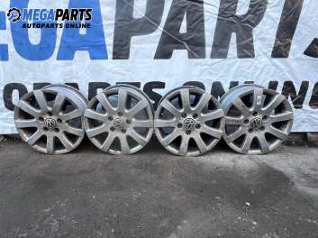 Алуминиеви джанти за Volkswagen Golf Plus (01.2005 - 12.2013) 15 цола, ширина 6.5 (Цената е за комплекта)