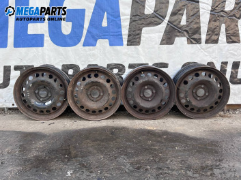 Стоманени джанти за Opel Astra G Hatchback (02.1998 - 12.2009) 15 цола, ширина 6, ET 49 (Цената е за комплекта)