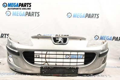 Предна броня за Peugeot 407 Sedan (02.2004 - 12.2011), седан, позиция: предна