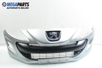 Предна броня за Peugeot 308 Hatchback (09.2007 - 12.2016), хечбек, позиция: предна