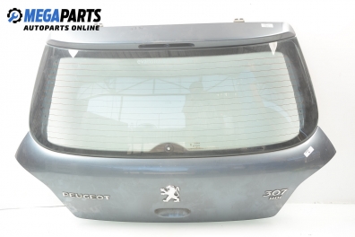 Заден капак за Peugeot 307 Hatchback (08.2000 - 12.2012), 2+1 вр., хечбек, позиция: задна