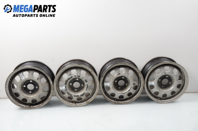 Steel wheels for Volkswagen Golf III (1991-1997) 14 inches, width 6 (The price is for the set)