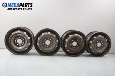 Steel wheels for Fiat Ducato (1993-2006) 15 inches, width 6 (The price is for the set)