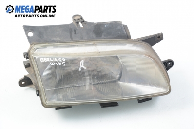 Фар за Citroen Berlingo Pick-Up / Van I (07.1996 - 04.2008), пътнически, позиция: дясна