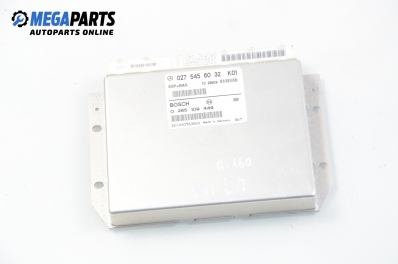 Компютър ABS/ESP за Mercedes-Benz A-Class Hatchback  (W168) (07.1997 - 08.2004), № Bosch 0 265 109 449