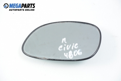 Стъкло огледало за Honda Civic V Hatchback (10.1991 - 11.1995), 2+1 вр., хечбек, позиция: лява