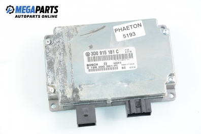 Модул за Volkswagen Phaeton Sedan (04.2002 - 03.2016), № Bosch 0 199 000 001