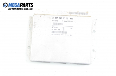 ESP+BAS модул за Mercedes-Benz A-Class Hatchback  (W168) (07.1997 - 08.2004), № Bosch 0 265 109 449