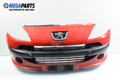 Предна броня за Peugeot 1007 Hatchback (04.2005 - 12.2009), позиция: предна