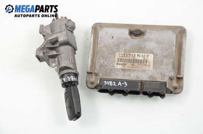 Компютър с контактен ключ за Audi A3 Hatchback I (09.1996 - 05.2003) 1.9 TDI, 110 к.с., № Bosch 0 281 001 848