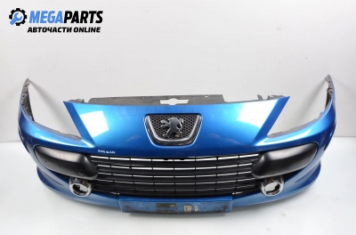 Предна броня за Peugeot 307 Break (03.2002 - 12.2009), комби, позиция: предна