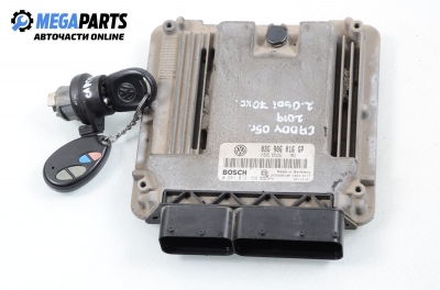 Компютър с контактен ключ за Volkswagen Caddy III Box (03.2004 - 05.2015) 2.0 SDI, 70 к.с., № Bosch 0 281 012 168