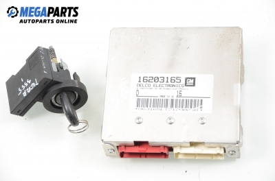 Компютър с контактен ключ и имобилайзер за Opel Tigra Coupe (07.1994 - 12.2000) 1.4 16V, 90 к.с., № GM 16203165