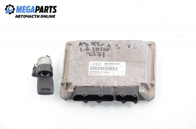 Компютър с контактен ключ за Audi A3 Hatchback I (09.1996 - 05.2003) 1.6, 101 к.с., № 06A 906 019 E