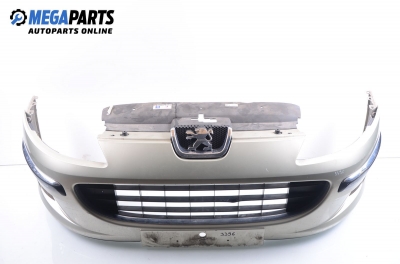Предна броня за Peugeot 407 Sedan (02.2004 - 12.2011), седан, позиция: предна