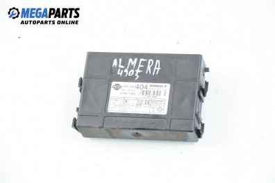 Комфорт модул за Nissan Almera II Hatchback (01.2000 - 12.2006), № Siemens 5WK4 8511