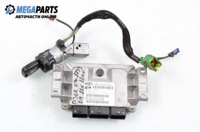 Компютър с контактен ключ за Peugeot 307 Hatchback (08.2000 - 12.2012) 1.4 16V, 88 к.с., № Magneti Marelli IAW 6LP2.01