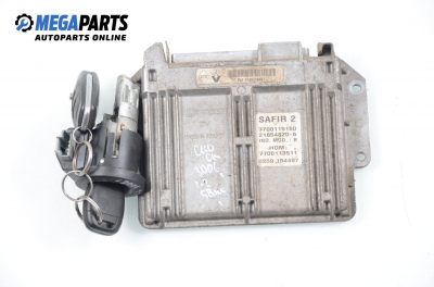 Компютър с контактен ключ за Renault Clio II Hatchback (09.1998 - 09.2005) 1.2 (BB0A, BB0F, BB10, BB1K, BB28, BB2D, BB2H, CB0A...), 58 к.с., № HOM 7700113511