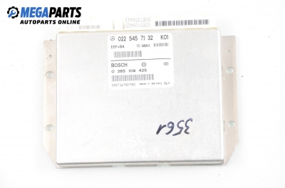 ESP+BAS модул за Mercedes-Benz A-Class Hatchback  (W168) (07.1997 - 08.2004), № Bosch 0 265 109 425