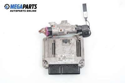 Компютър с контактен ключ за Volkswagen Polo Hatchback IV (10.2001 - 12.2005) 1.4 TDI, 70 к.с., № Bosch 0 281 013 010