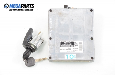 Компютър с контактен ключ и имобилайзер за Toyota Yaris Hatchback I (01.1999 - 12.2005) 1.3 16V, 86 к.с., № 89661-52082