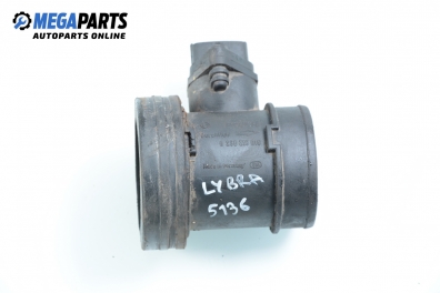 Дебитомер за Lancia Lybra Station Wagon (07.1999 - 10.2005) 2.4 JTD (839BXE1A), 135 к.с., № Bosch 0 280 218 019
