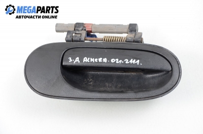 Външна дръжка за Nissan Almera II Hatchback (01.2000 - 12.2006), 4+1 вр., хечбек, позиция: задна, дясна