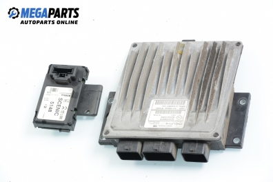 Компютър с четец и карта за Renault Scenic II Minivan (06.2003 - 07.2010) 1.5 dCi (JM02, JM13), 101 к.с., № Delphi 8200334419 /  8200414354