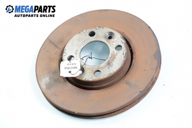 Спирачен диск за Nissan Micra III Hatchback (01.2003 - 06.2010), позиция: предна