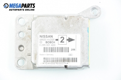 Модул за AIRBAG за Nissan Primera Hatchback III (01.2002 - 06.2007), № Bosch 0 285 001 420