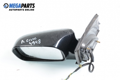 Огледало за Honda Civic VII Hatchback (03.1999 - 02.2006), 2+1 вр., хечбек, позиция: лява