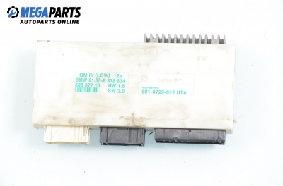 Комфорт модул за BMW 5 Series E39 Touring (01.1997 - 05.2004), № 61.35-8 378 634
