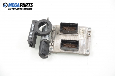 Компютър с контактен ключ и имобилайзер за Opel Corsa C Hatchback (09.2000 - 12.2009) 1.0, 58 к.с., № Bosch 0 261 207 960