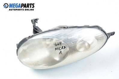 Фар за Nissan Micra III Hatchback (01.2003 - 06.2010), хечбек, позиция: лява