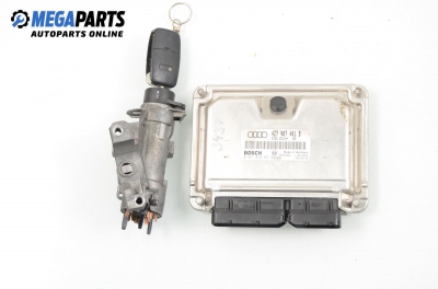 Компютър с контактен ключ за Audi A6 Allroad  C5 (05.2000 - 08.2005) 2.5 TDI quattro, 180 к.с., № Bosch 0 281 010 897