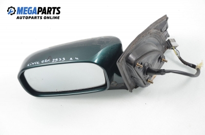 Огледало за Honda Civic VII Hatchback (03.1999 - 02.2006), 4+1 вр., хечбек, позиция: лява
