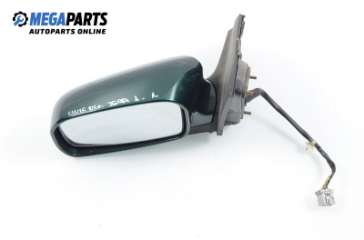 Огледало за Honda Civic VII Hatchback (03.1999 - 02.2006), 4+1 вр., хечбек, позиция: лява