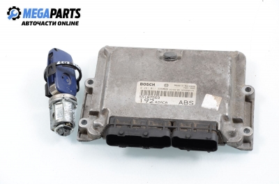 Компютър с контактен ключ за Fiat Stilo Hatchback (10.2001 - 11.2010) 1.9 JTD (192_XE1A), 115 к.с., № BOSCH 0 281 011 396
