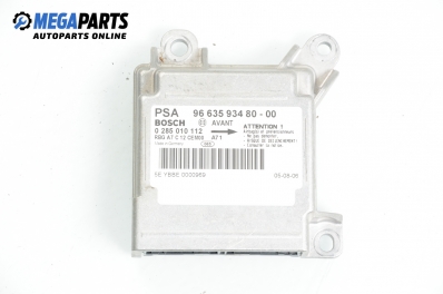 Модул за AIRBAG за Peugeot 207 Hatchback (02.2006 - 12.2015), № 96 635 934 80
