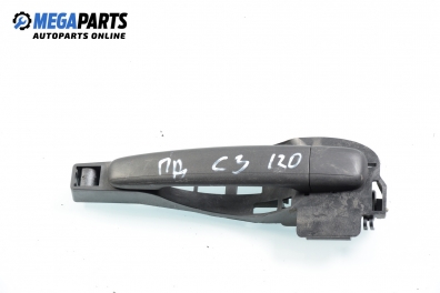 Външна дръжка за Citroen C3 Hatchback I (02.2002 - 11.2009), 4+1 вр., хечбек, позиция: предна, дясна