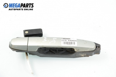 Външна дръжка за Toyota Avensis Liftback II (04.2003 - 11.2008), 4+1 вр., хечбек, позиция: задна, лява